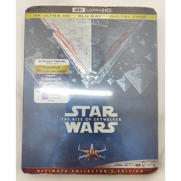 Star Wars Rise of Skywalker 4K Ultra HD Blu-ray Digital Ultimate Collector's Ed. - Picture 1 of 9
